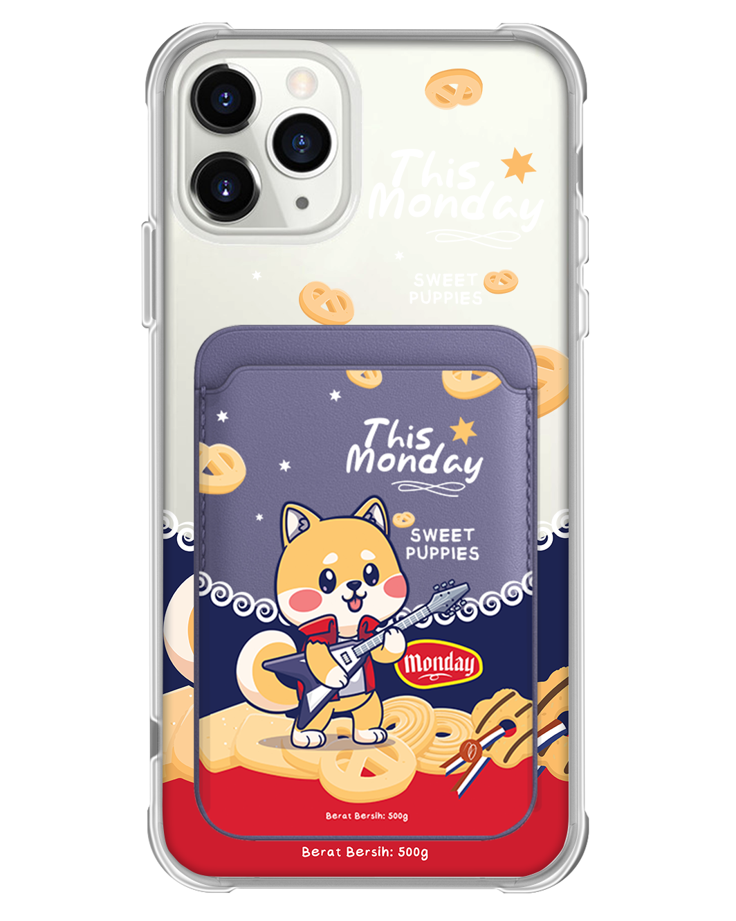 iPhone Magnetic Wallet Case - Monday
