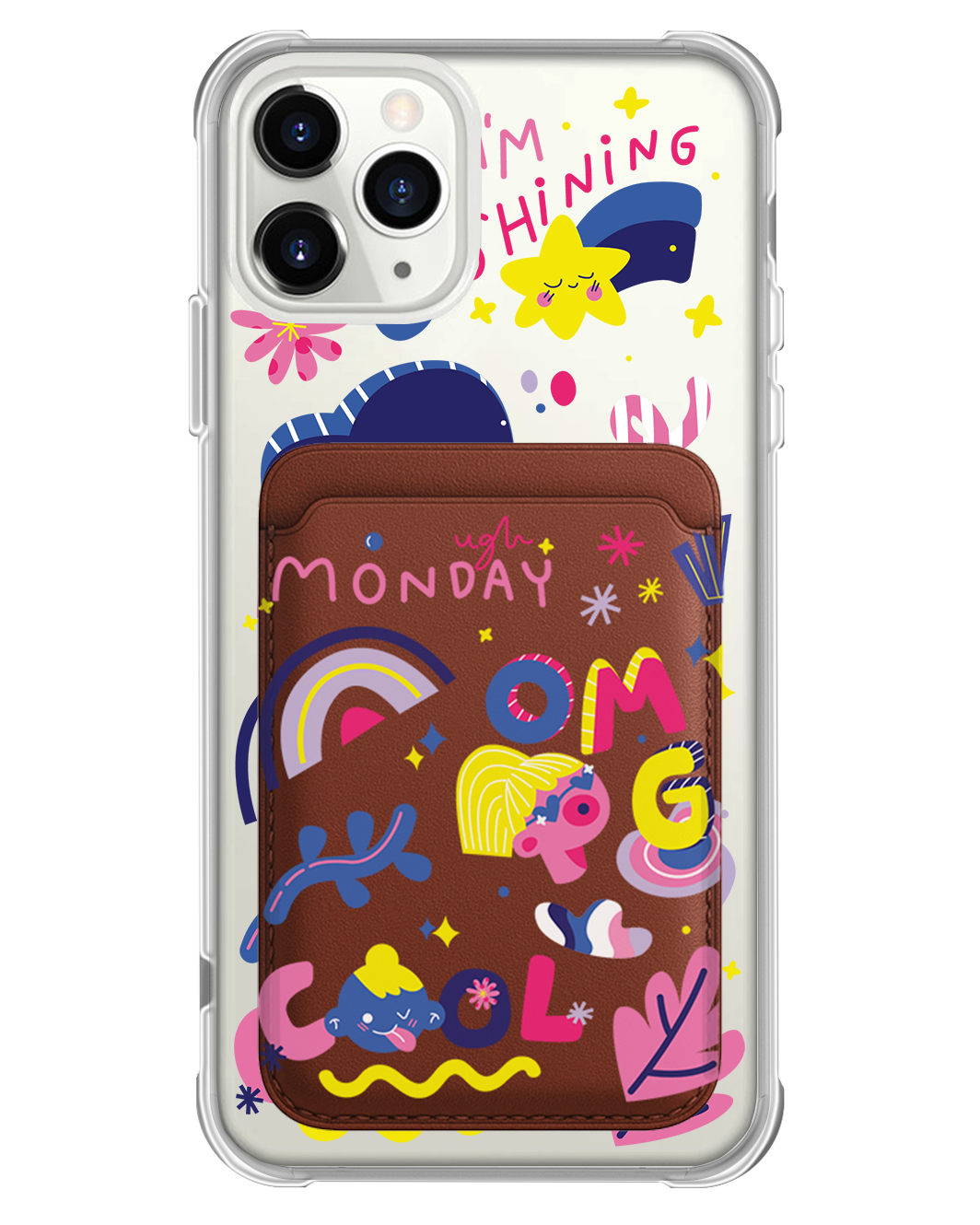 iPhone Magnetic Wallet Case - Monday My Day