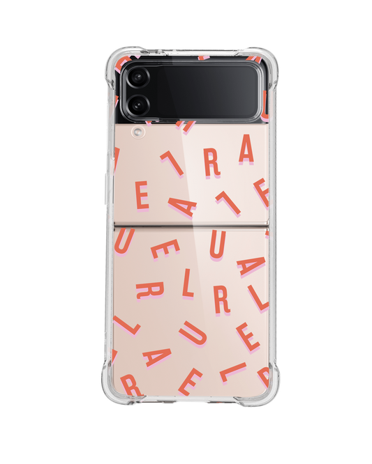 Android Flip / Fold Rearguard Hybrid - Monogram 1.0 Coral