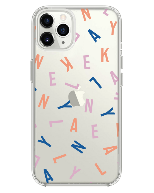 iPhone Rearguard Hybrid - กำหนดเอง Monogram 1.0 สายรุ้ง