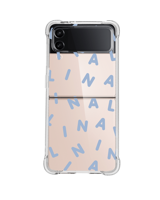 Android Flip / Fold Rearguard Hybrid - Monogram 2.0 Blue