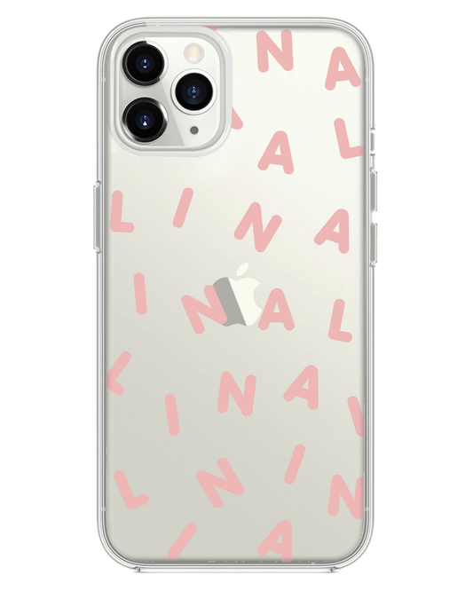 iPhone Rearguard Hybrid - CUSTOM Monogram 2.0 สี Rosewater