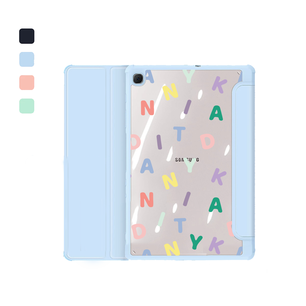 Android Tab Flipcover - Custom Monogram 2.0 Rainbow