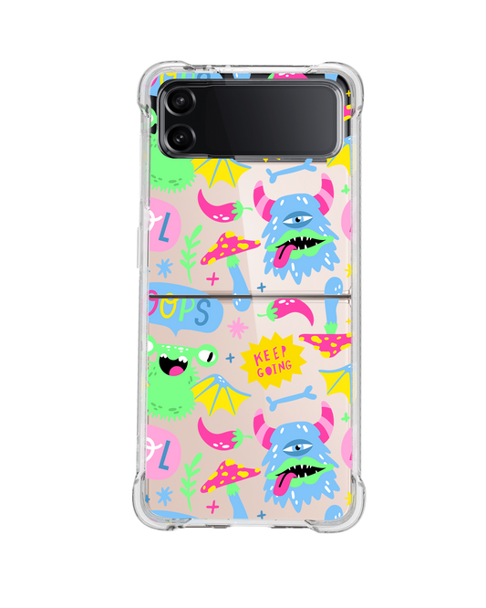 Android Flip / Fold Rearguard Hybrid - Monster Say Keep Going