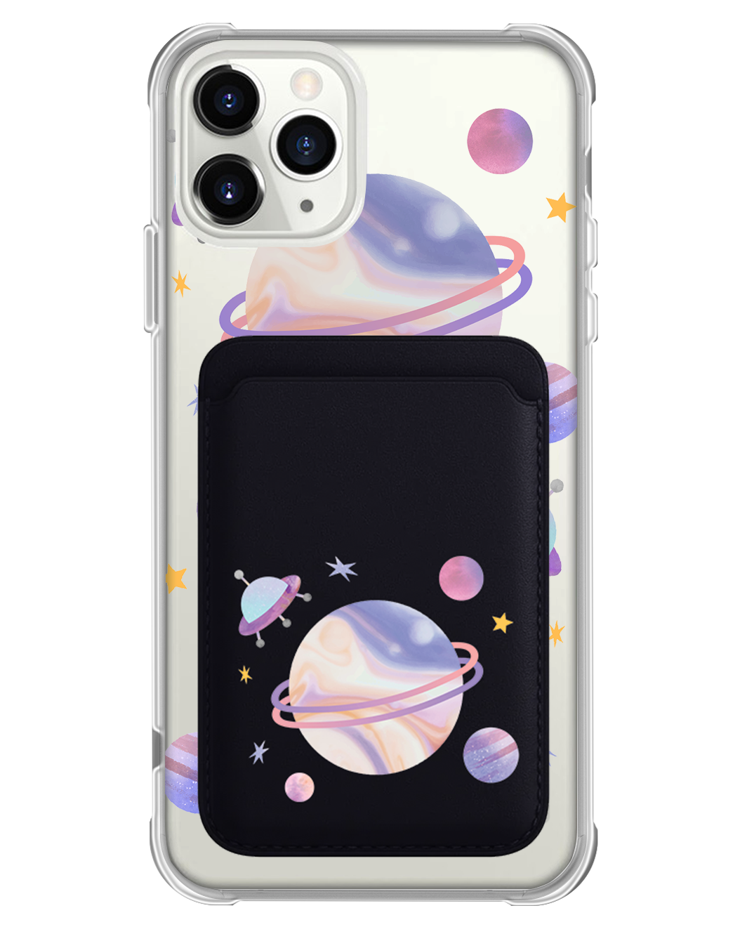 iPhone Magnetic Wallet Case - My Universe