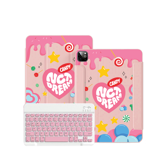 ฝาพับคีย์บอร์ดไร้สายสำหรับ iPad / Android Tab - NCT Dream Candy 1.0