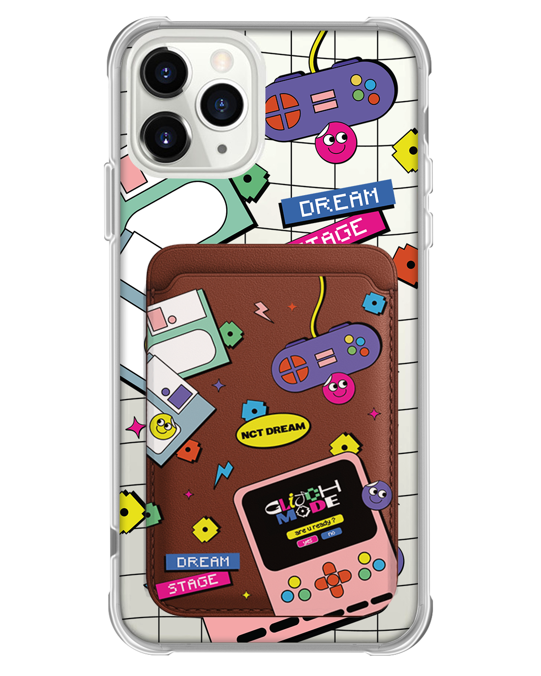 iPhone Magnetic Wallet Case - NCT Glitch Mode