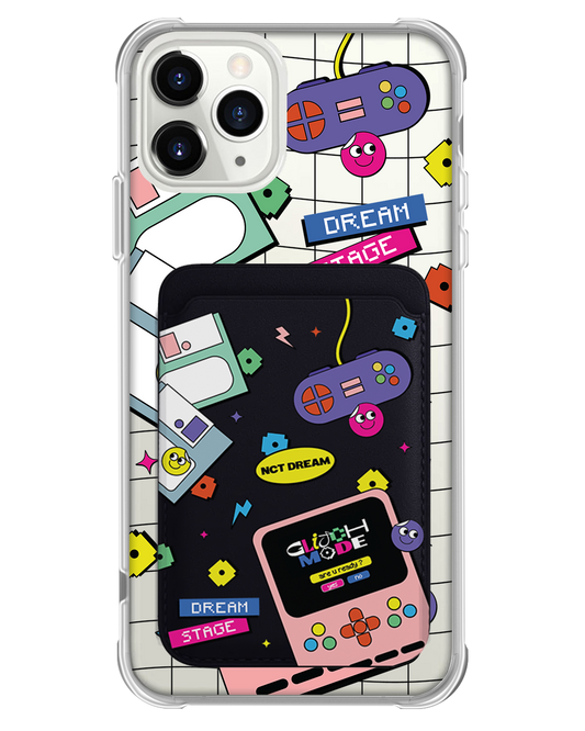 iPhone Magnetic Wallet Case - NCT Glitch Mode