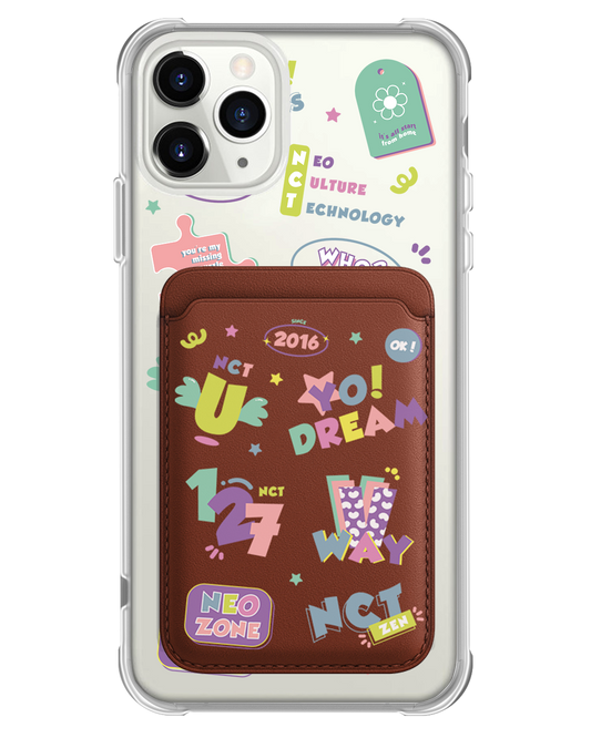 iPhone Magnetic Wallet Case - NCT Sticker Pack
