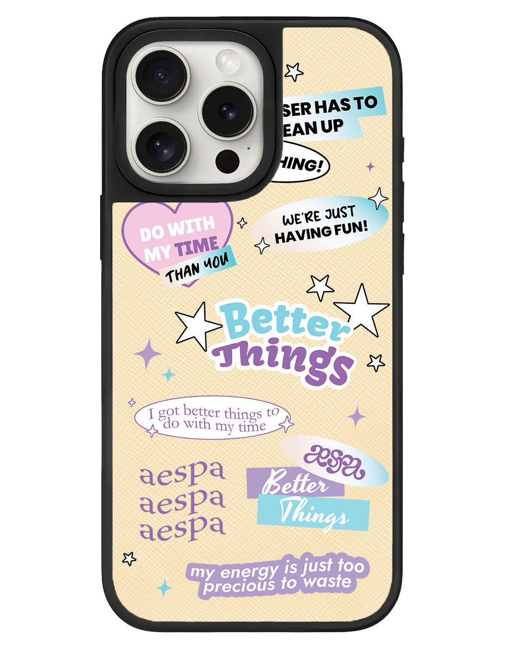 ที่จับหนังสำหรับ iPhone - Aespa Better Things