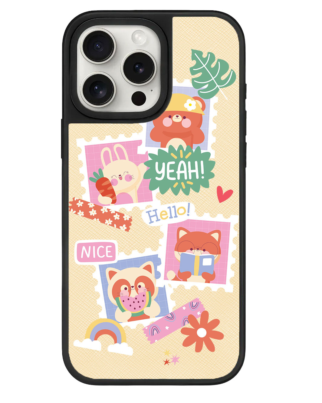ปลอกหุ้มหนังสำหรับ iPhone - Animal Squad