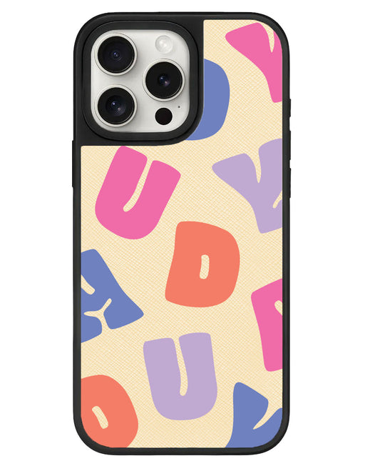ที่จับหนังสำหรับ iPhone - Chubby Monogram