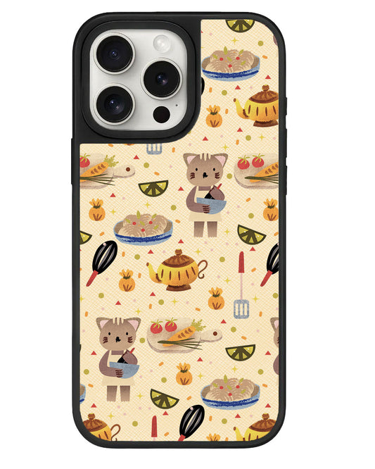 ที่จับหนังสำหรับ iPhone - Cooking Cat