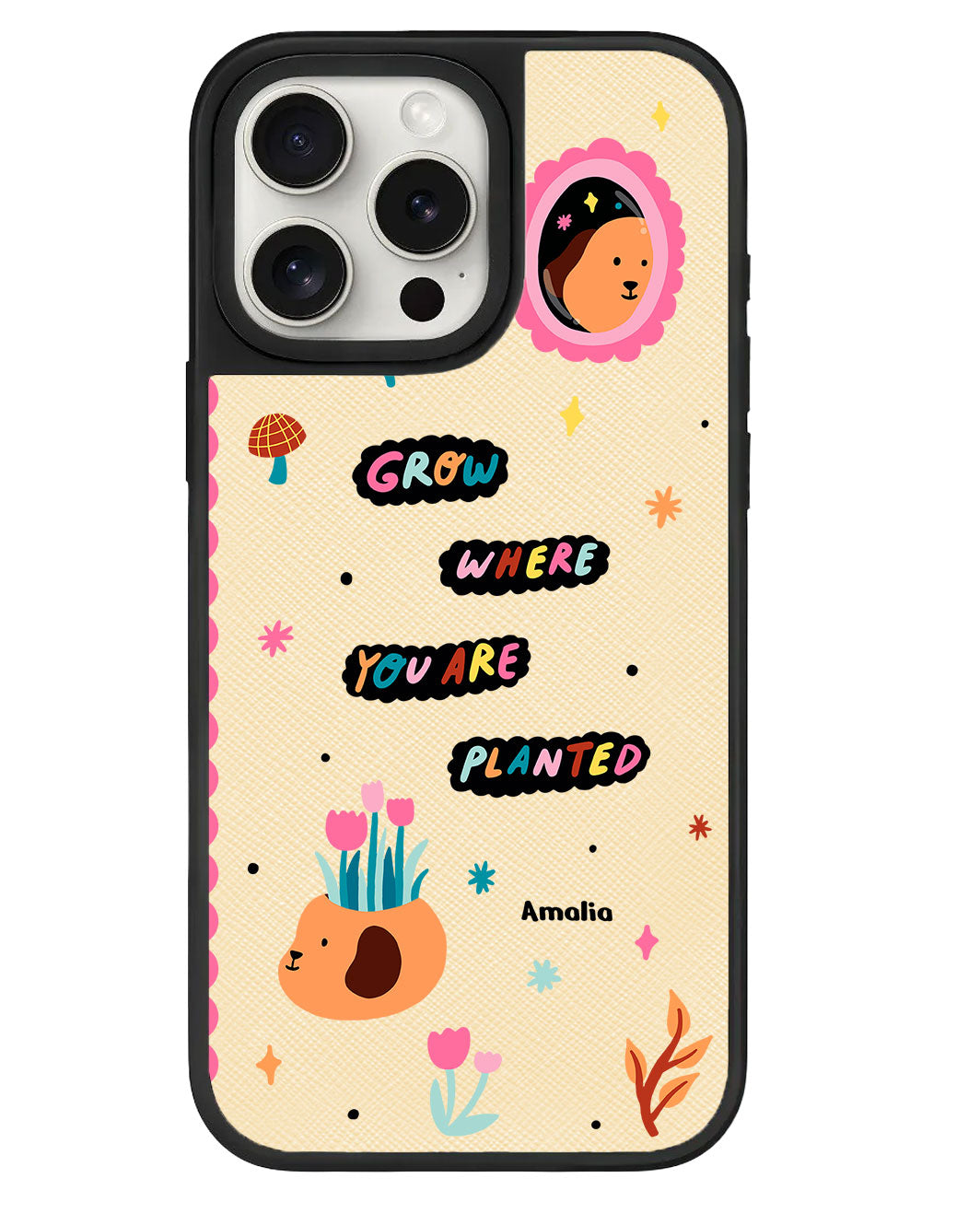 iPhone Leather Grip - เติบโตได้ทุกที่ที่คุณปลูก