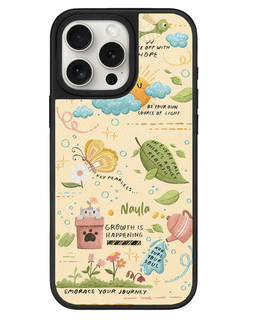 iPhone Leather Grip - Growth