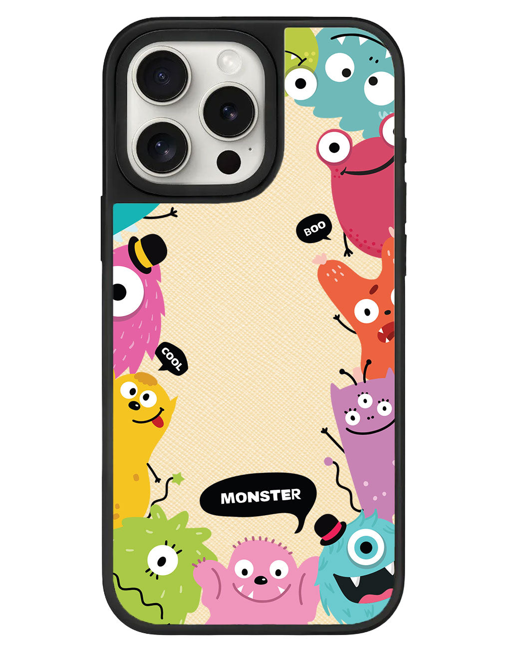 ปลอกหุ้มหนังสำหรับ iPhone - Little Monster