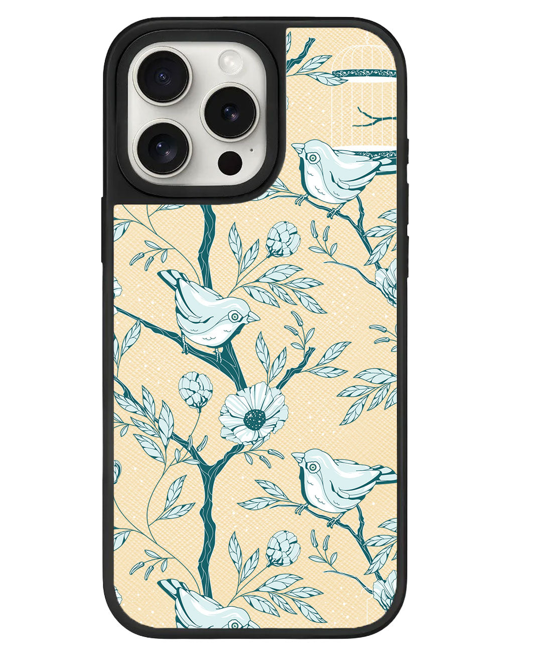 เคสหนัง iPhone - Lovebird Monochrome 6.0