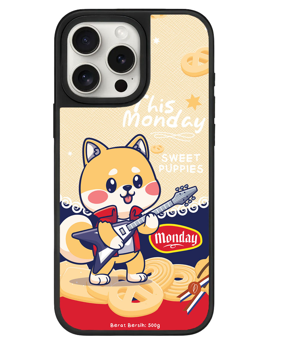iPhone Leather Grip - วันจันทร์