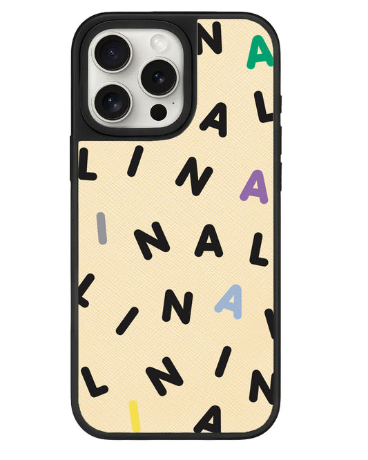 ที่จับหนังสำหรับ iPhone - CUSTOM MONOGRAM 2.0 สีดำ