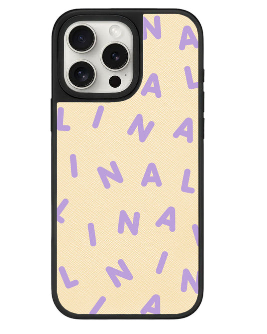 ที่จับหนังสำหรับ iPhone - CUSTOM MONOGRAM 2.0 LIlac