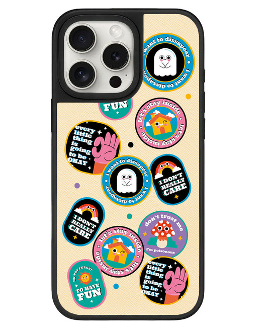 สติ๊กเกอร์ Monster Pack สำหรับ iPhone Leather Grip