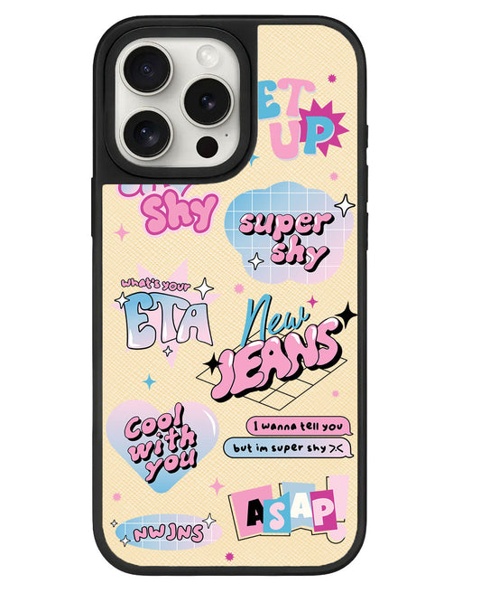 iPhone Leather Grip - กางเกงยีนส์ใหม่ Super Shy