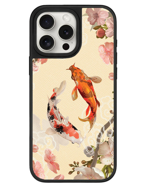 ที่จับหนังสำหรับ iPhone - ภาพวาดสีน้ำมัน ปลาคาร์ป