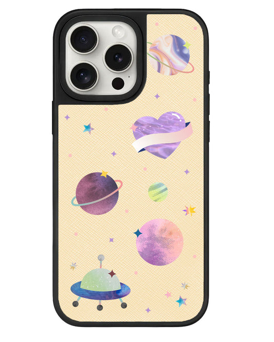 ที่จับหนังสำหรับ iPhone - Pink Planet