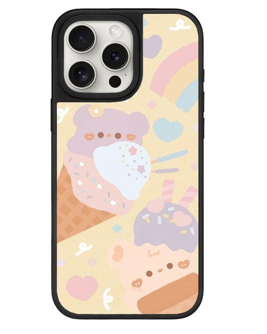 iPhone Leather Grip - ไอศกรีมสำหรับเท็ดดี้