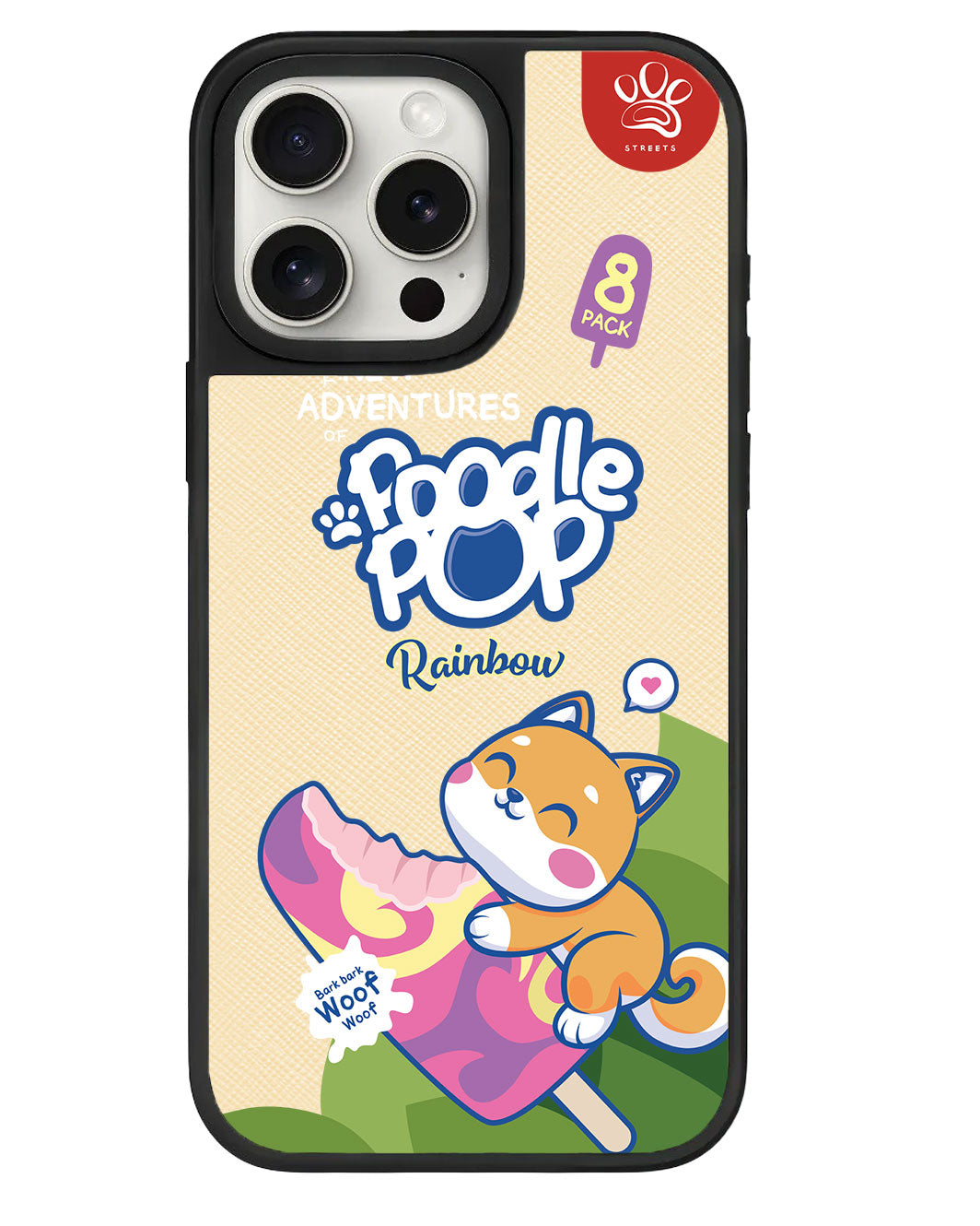 ที่จับหนังสำหรับ iPhone - Poodle Pop