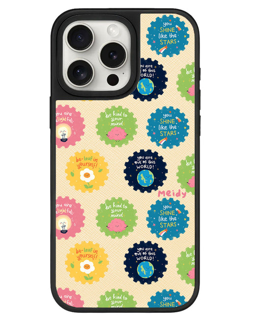 iPhone Leather Grip - Self Reminder Stamps