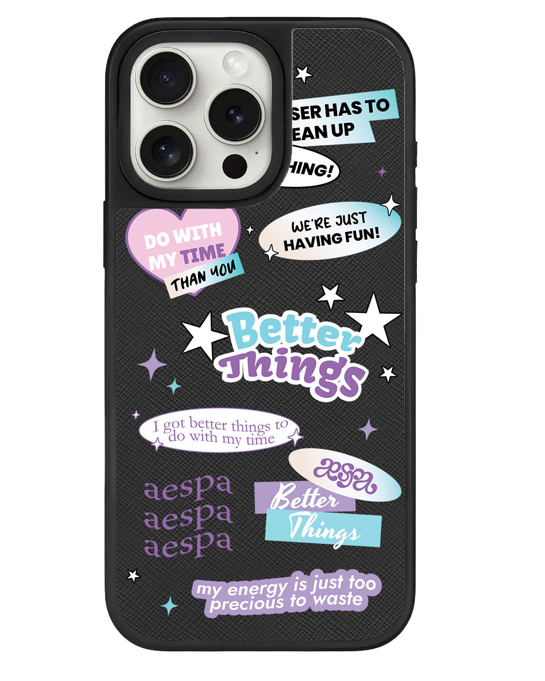 ที่จับหนังสำหรับ iPhone - Aespa Better Things