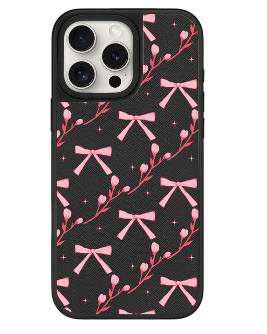 ที่จับหนังสำหรับ iPhone - ลาย Coquette Floral