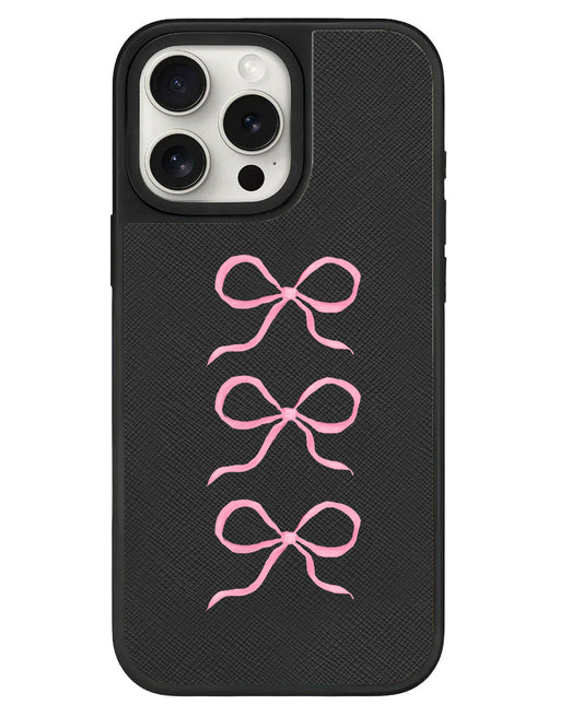 ที่จับหนังสำหรับ iPhone - Coquette Triple Bow