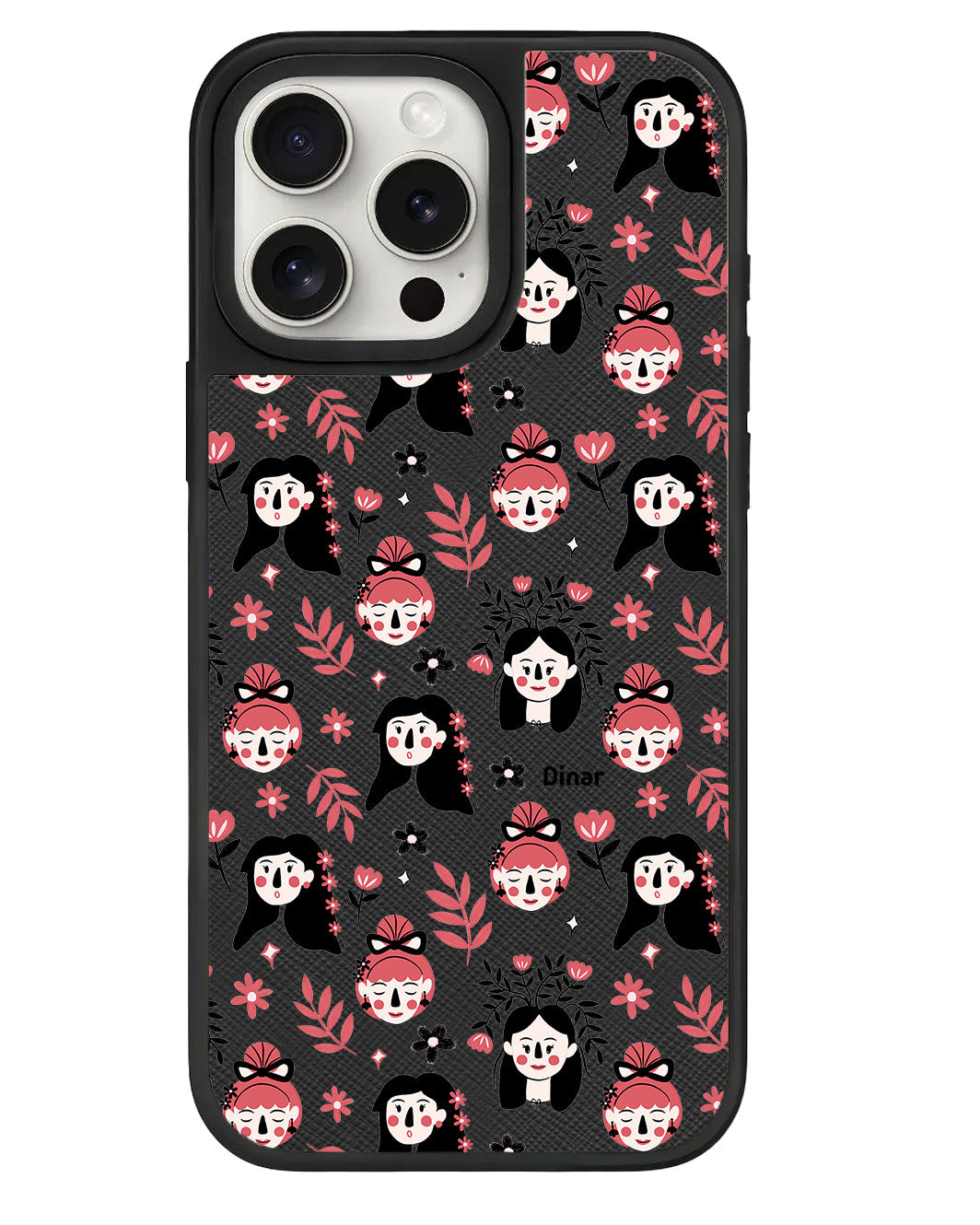 ที่จับหนังสำหรับ iPhone - Flowery Faces