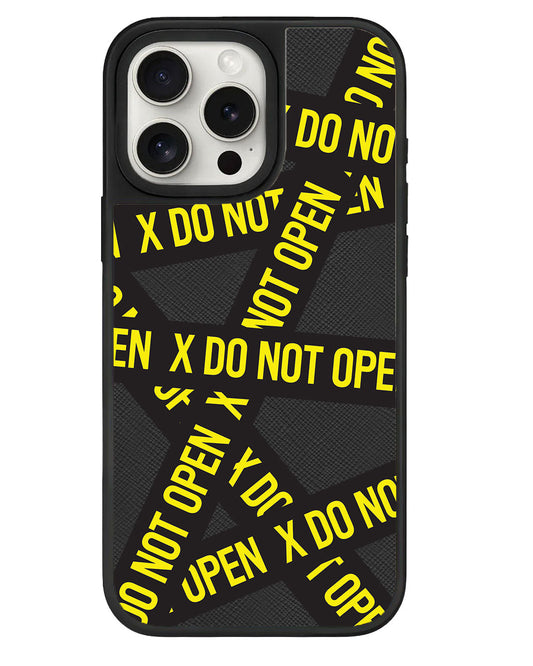 iPhone Leather Grip - ห้ามเปิด 1.0