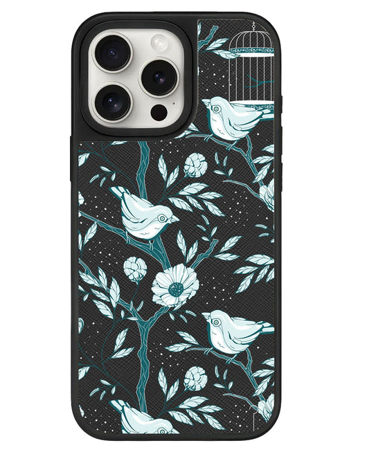 เคสหนัง iPhone - Lovebird Monochrome 6.0