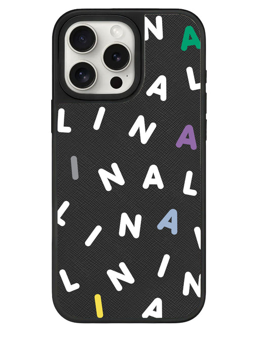 ที่จับหนังสำหรับ iPhone - CUSTOM MONOGRAM 2.0 สีขาว