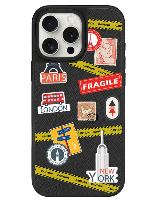 สติ๊กเกอร์ติด iPhone Leather Grip สำหรับเดินทาง