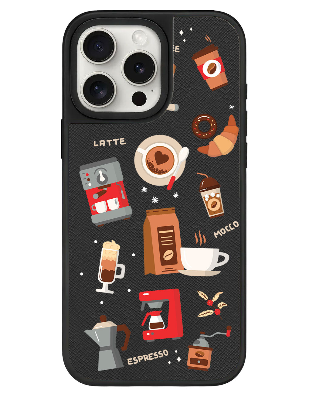 iPhone Leather Grip - Barista