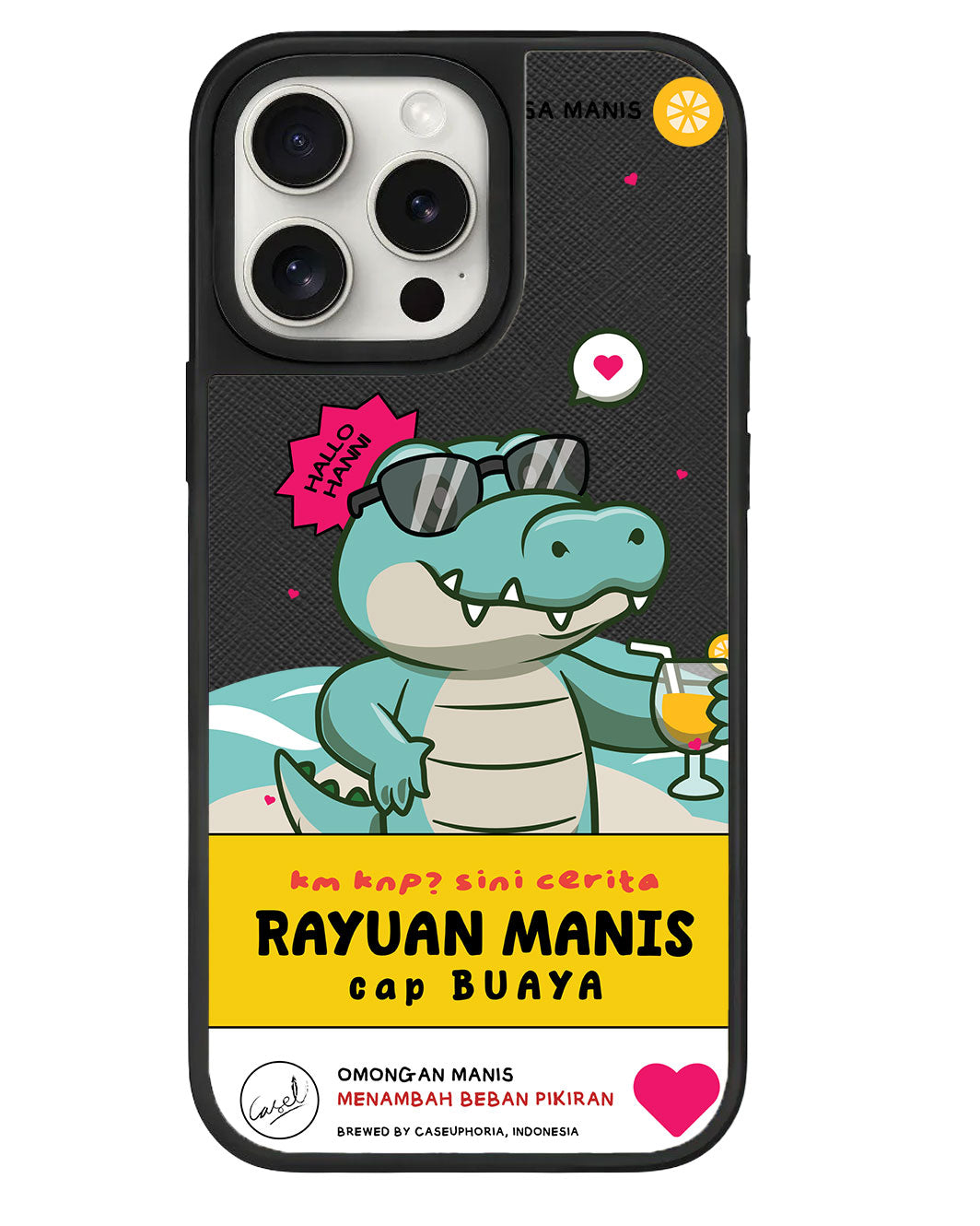 กริปหนังสำหรับ iPhone - แคปบัวญ่า