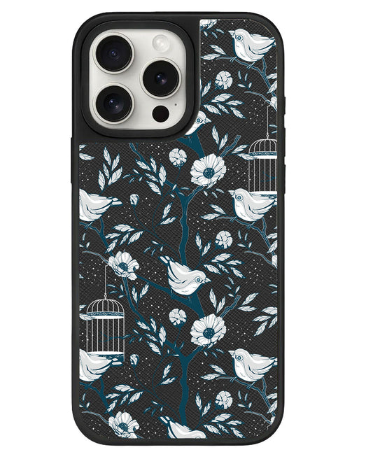 ที่จับหนังสำหรับ iPhone - Lovebird Monochrome