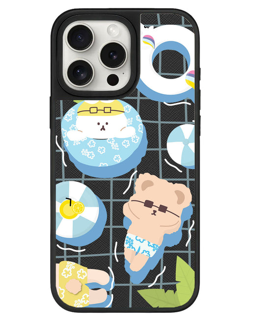 ที่จับหนังสำหรับ iPhone - Pool Party Blue