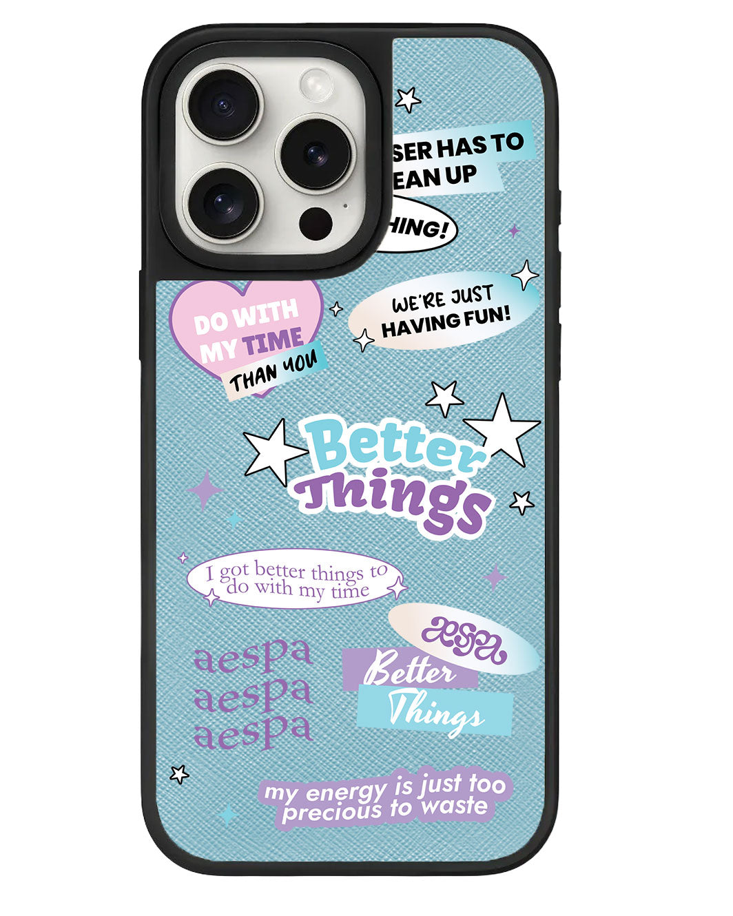 ที่จับหนังสำหรับ iPhone - Aespa Better Things