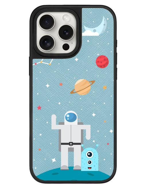 ที่จับหนังสำหรับ iPhone - เอเลี่ยนสีน้ำเงิน
