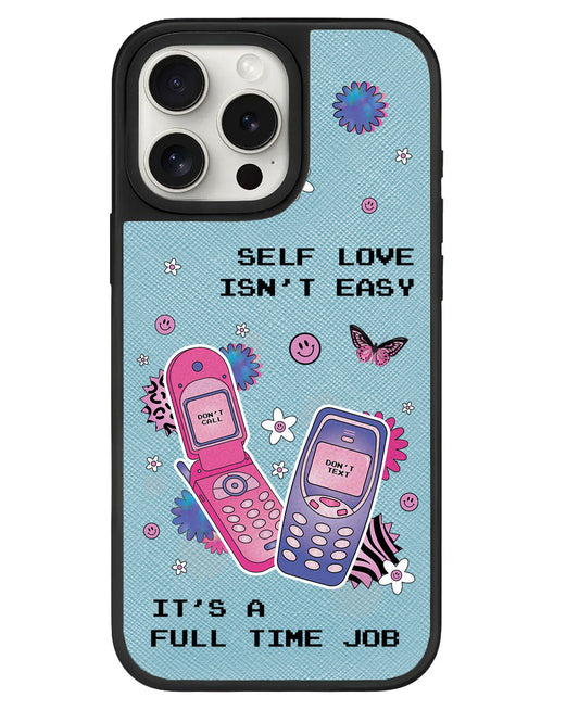iPhone Leather Grip - Busy Love Myself