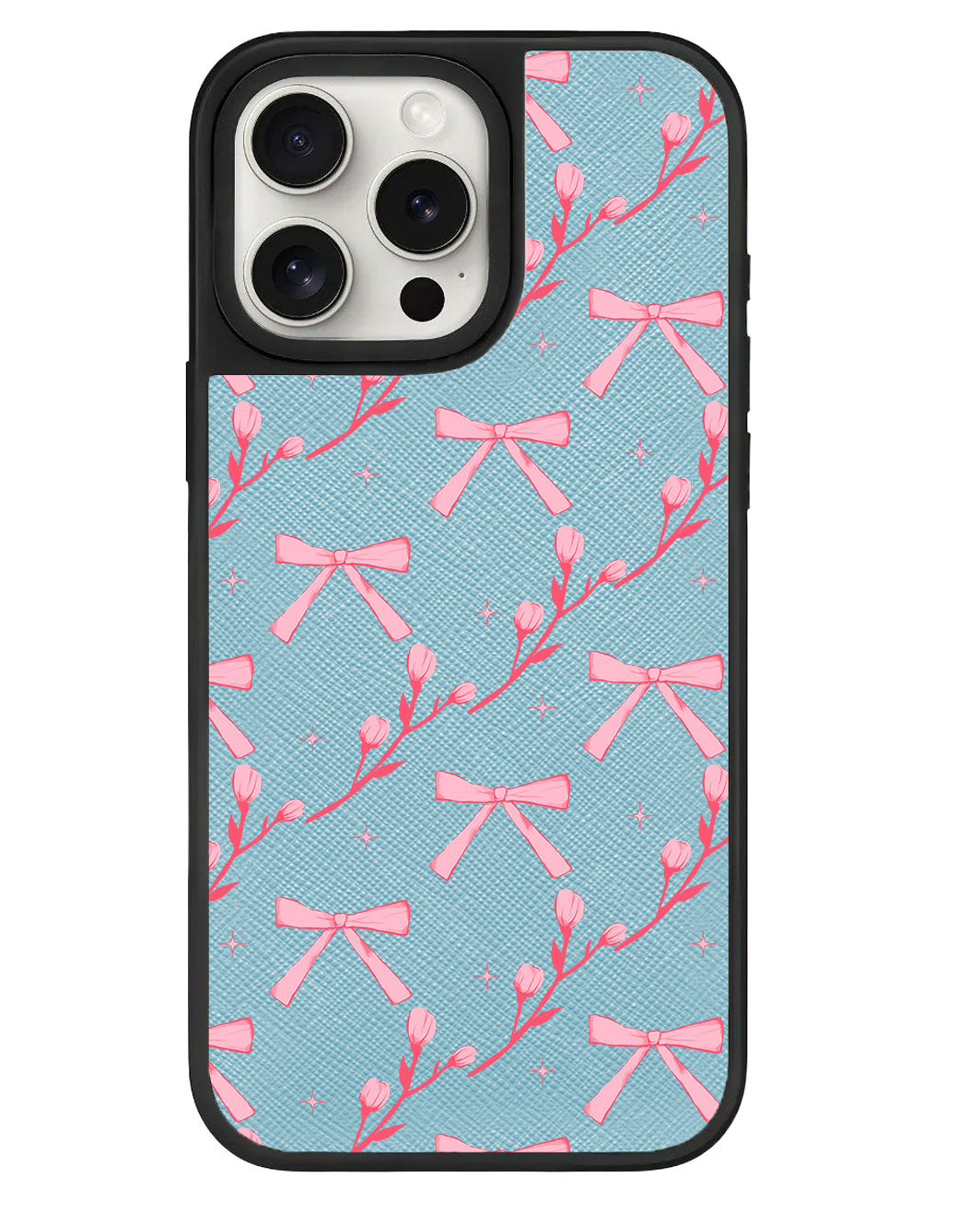 ที่จับหนังสำหรับ iPhone - ลาย Coquette Floral