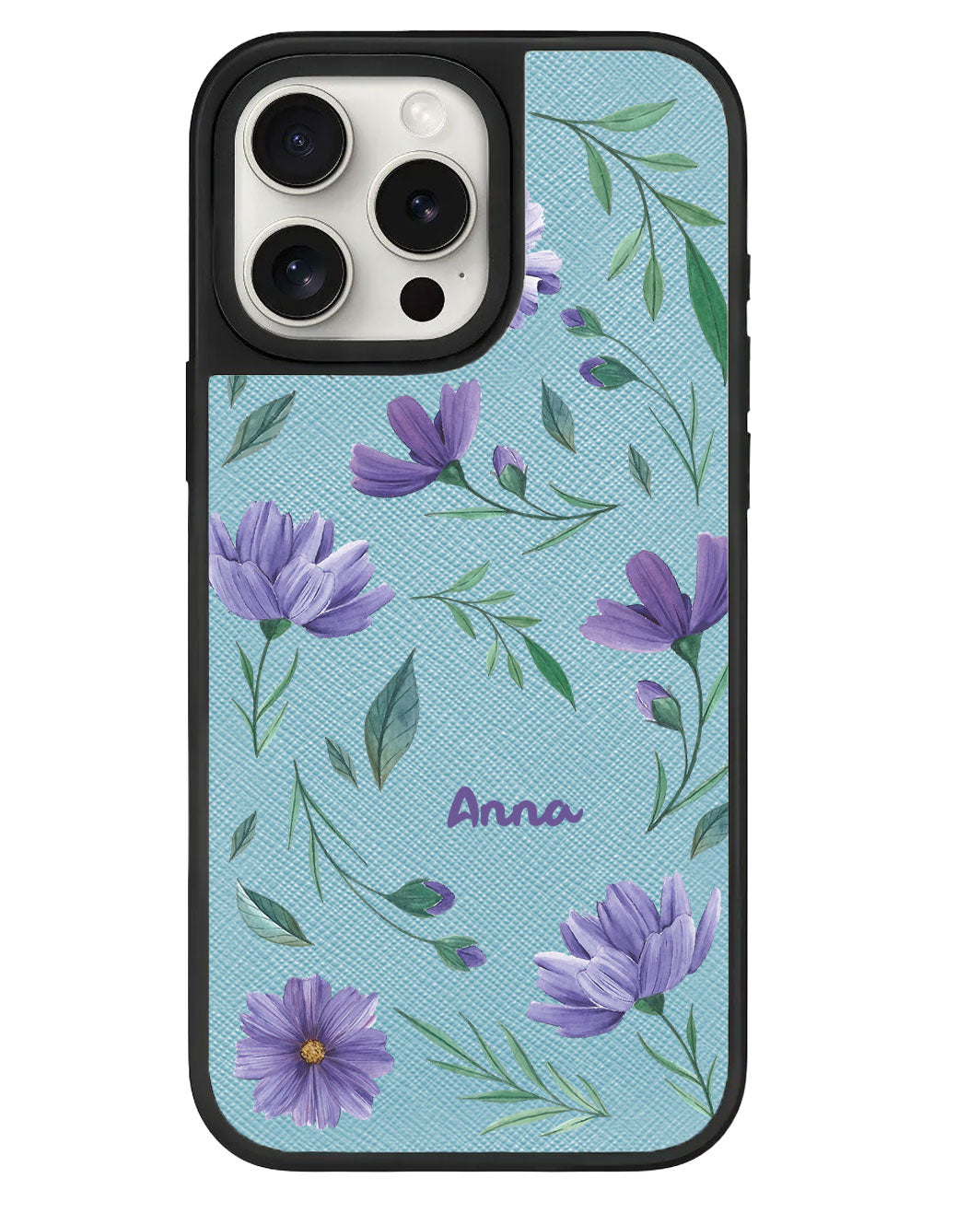 iPhone Leather Grip - สีม่วงเดือนกุมภาพันธ์