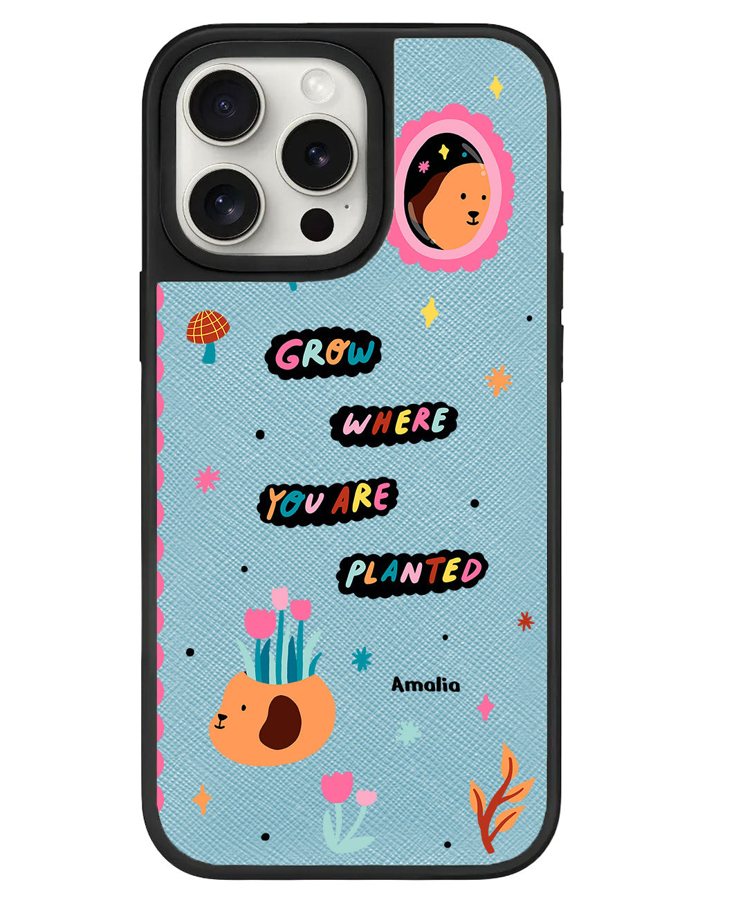 iPhone Leather Grip - เติบโตได้ทุกที่ที่คุณปลูก