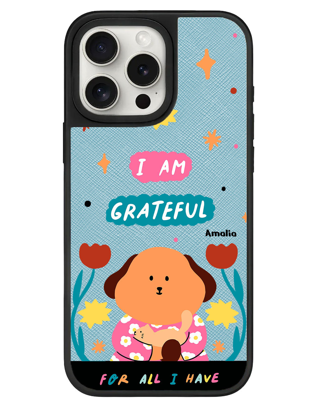 ปลอกหนังสำหรับ iPhone - คิคุและแมว